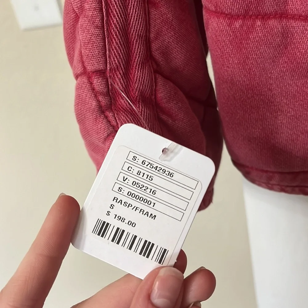 RARE Free People Dolman Quilted Knit Jacket in Lovebird NWT - Picture 6 of 11